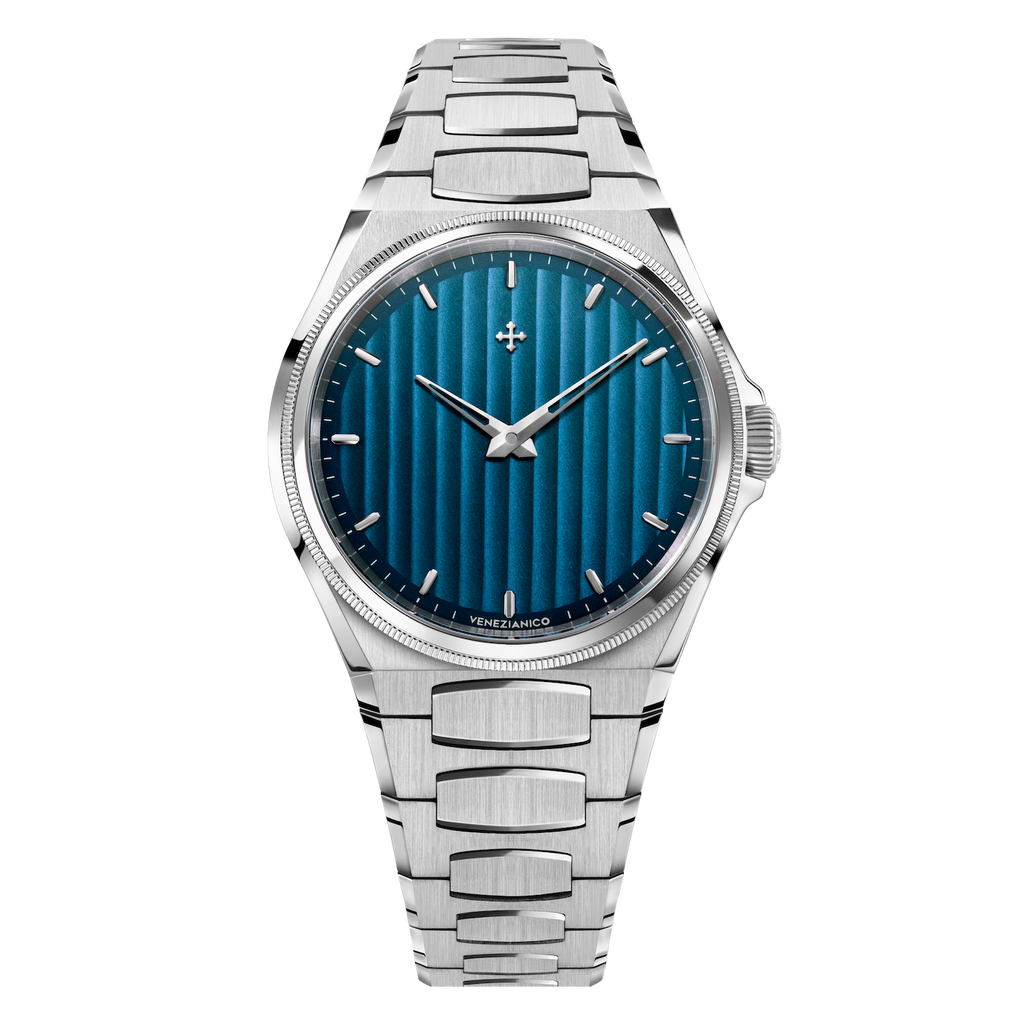 Venezianico Arsenale 40 Men’s Automatic Ultra-Thin Blue Watch