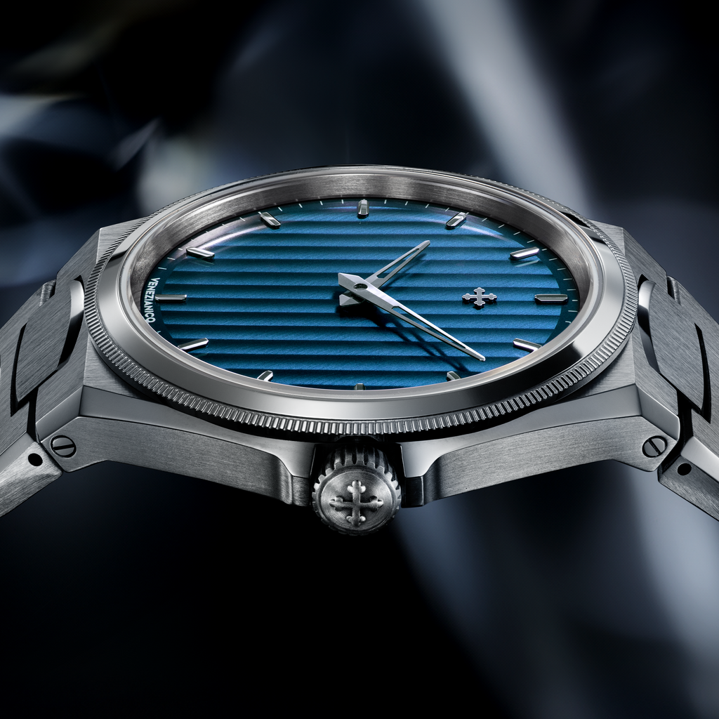 Venezianico Arsenale 40 Men’s Automatic Ultra-Thin Blue Watch