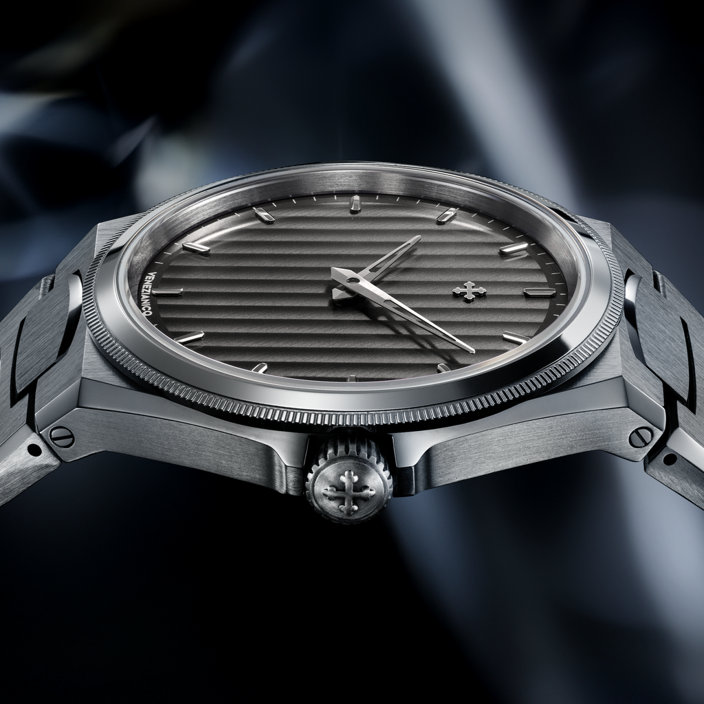 Venezianico Arsenale 40 Men’s Ultra-Thin Automatic Grey Watch