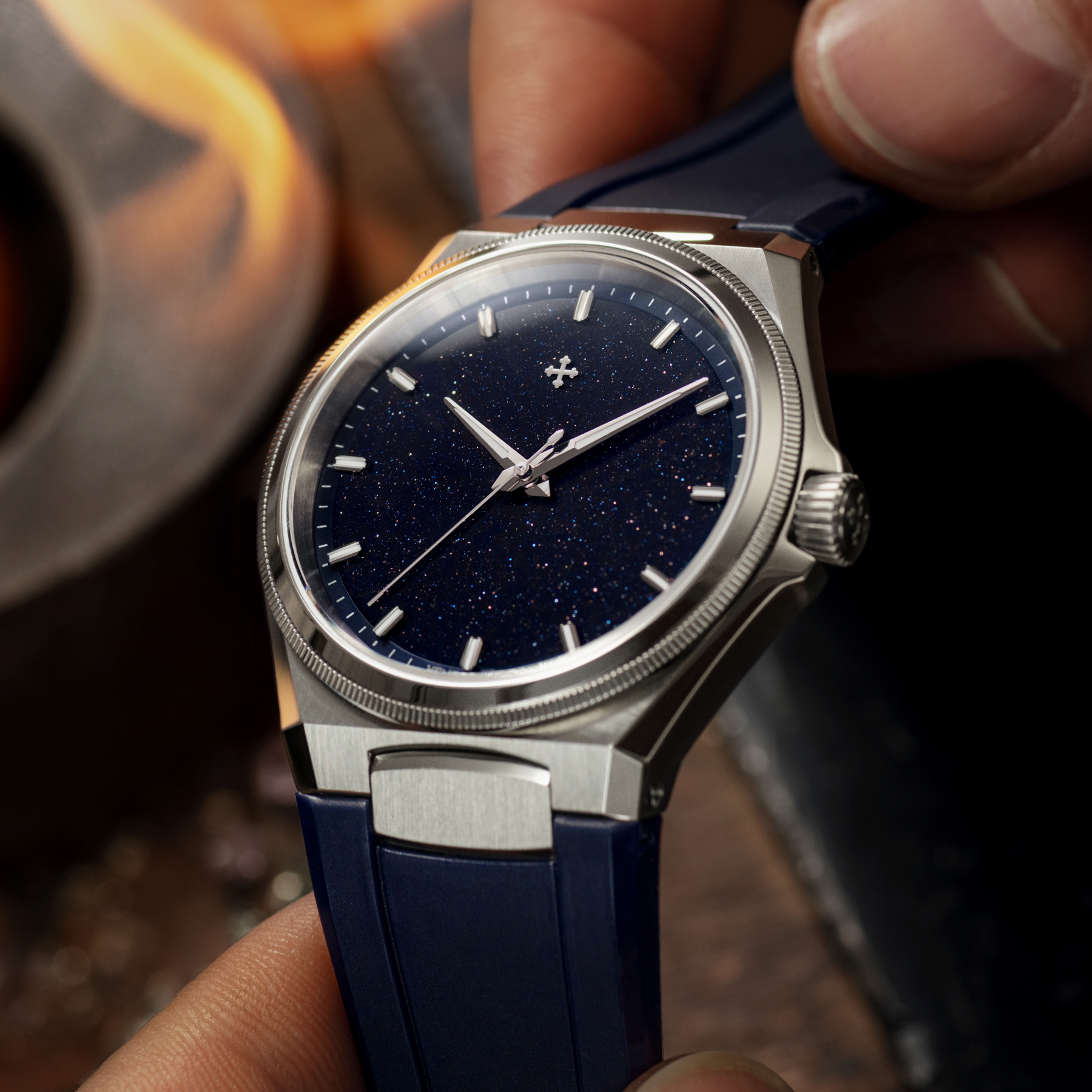 Venezianico Arsenale Avventurina Starry Blue Automatic Watch