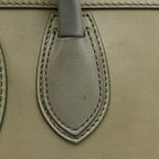 Smooth Calfskin Mini Luggage Almond