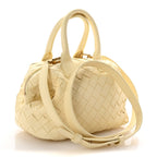 Nappa Intrecciato Mini Bauletto Camomile