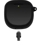 SAHARA - Anti-Slip Silicone Case for Bose QuietComfort II and QuietComfort Ultra Headphones - Black
