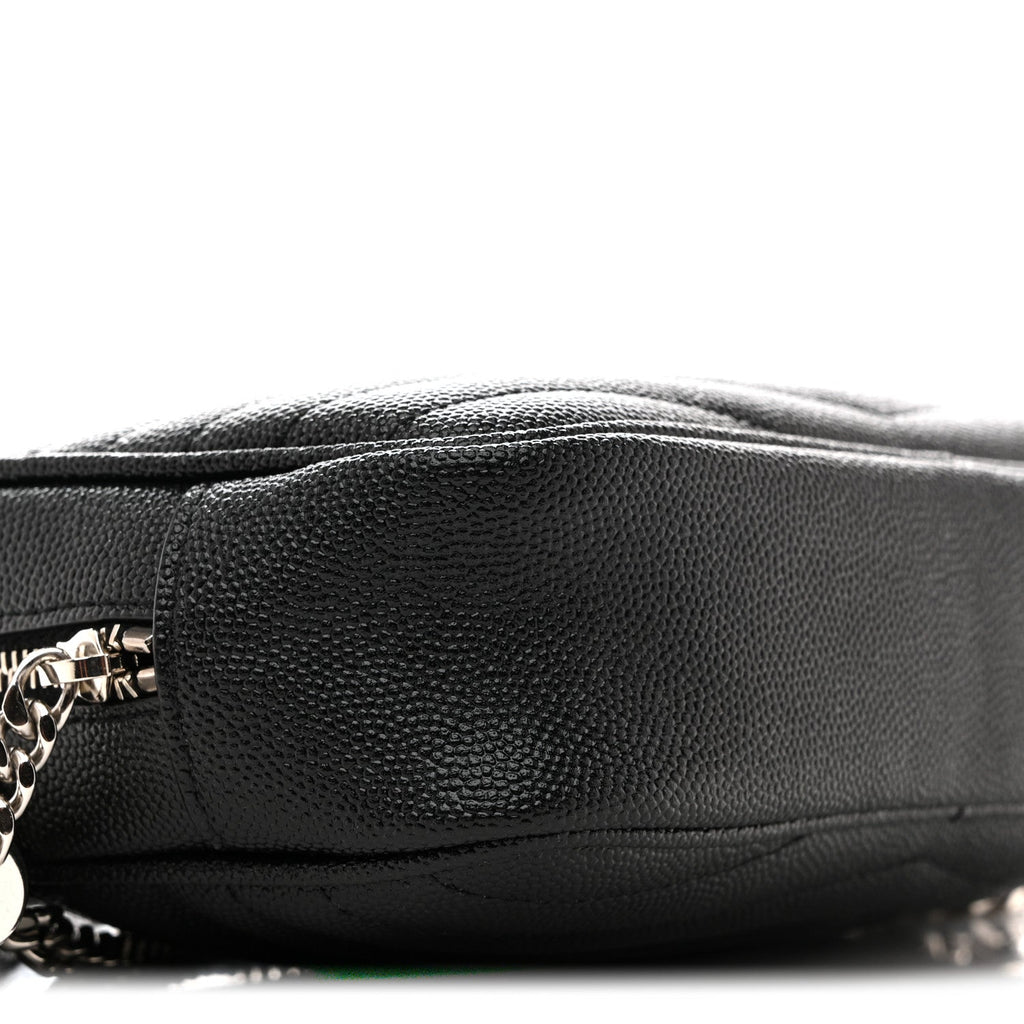 Grain De Poudre Matelasse Monogram Mini Lou Camera Bag Black