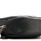 Grain De Poudre Matelasse Monogram Mini Lou Camera Bag Black