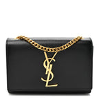 Grain De Poudre Small Monogram Kate Satchel Black