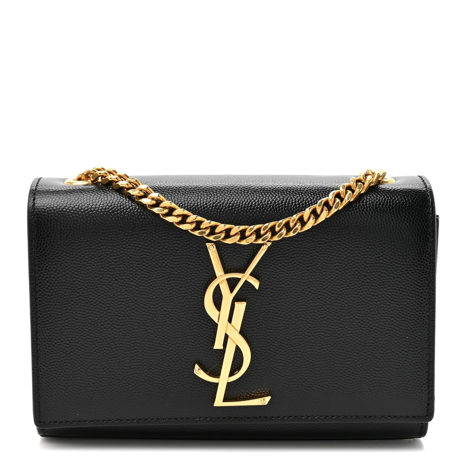 Grain De Poudre Small Monogram Kate Satchel Black