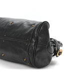 Calfskin Medium Paddington Satchel Bleu Nuit