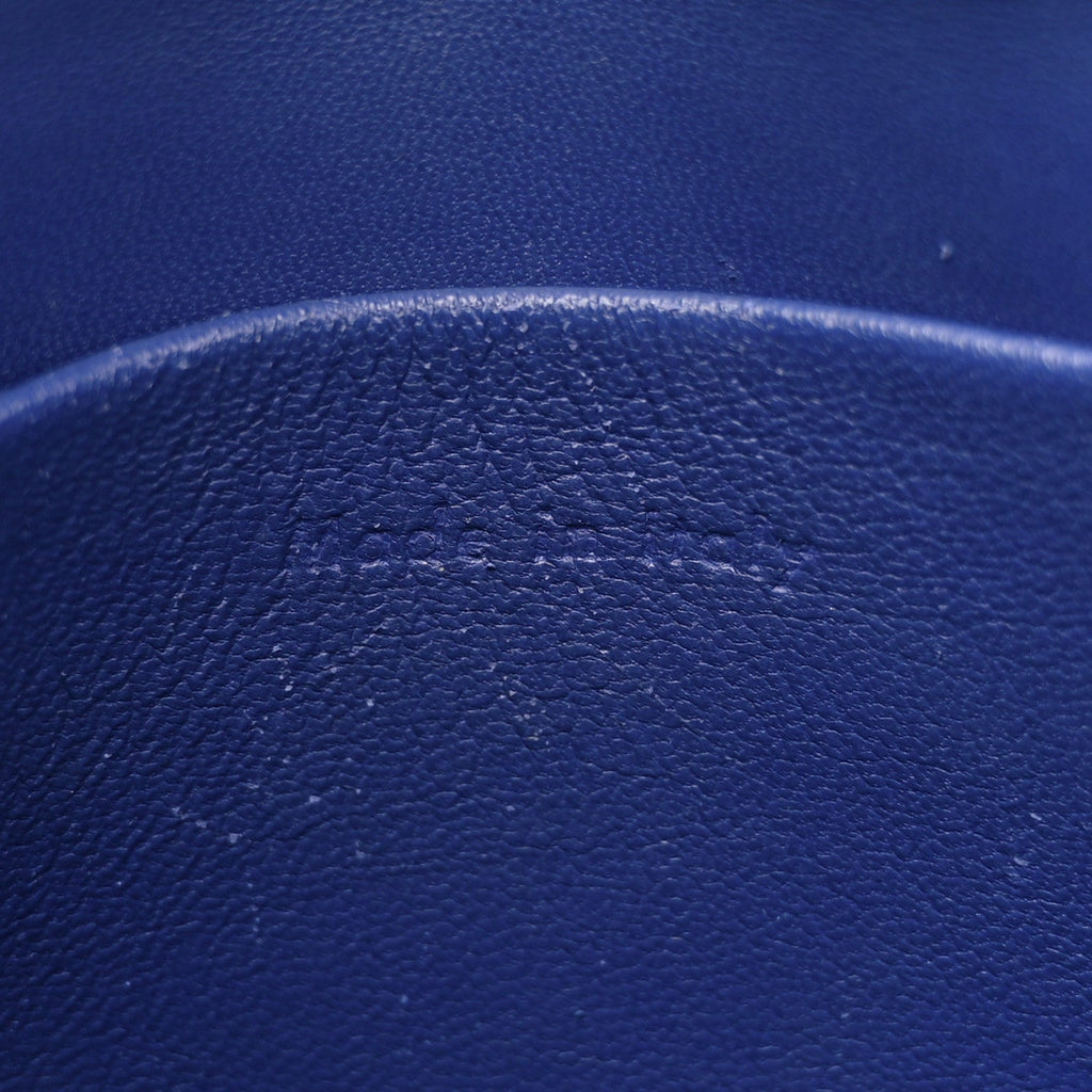 Grained Calfskin Small Trotteur  Indigo