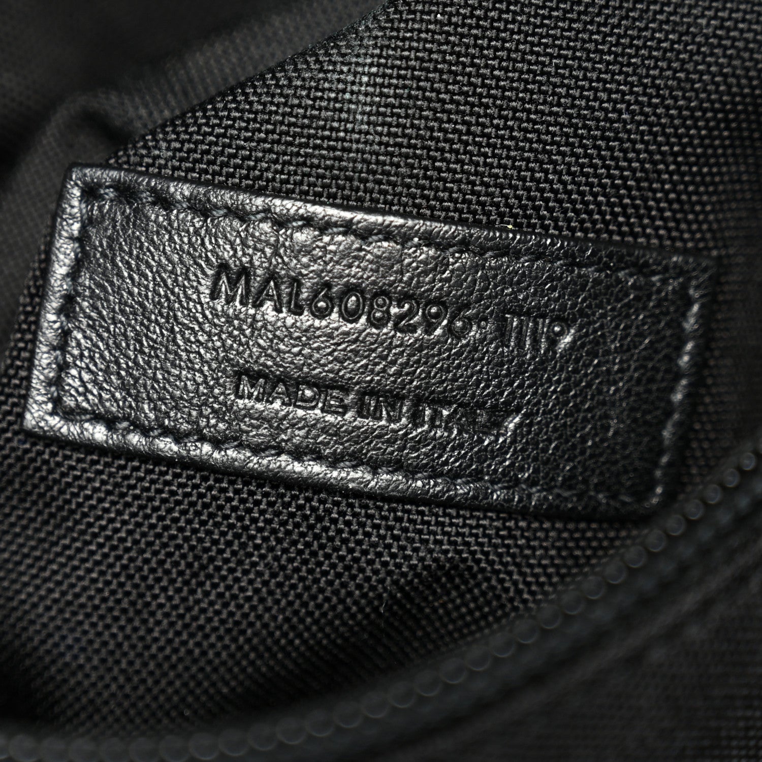 Canvas Calfskin Sid Backpack Black