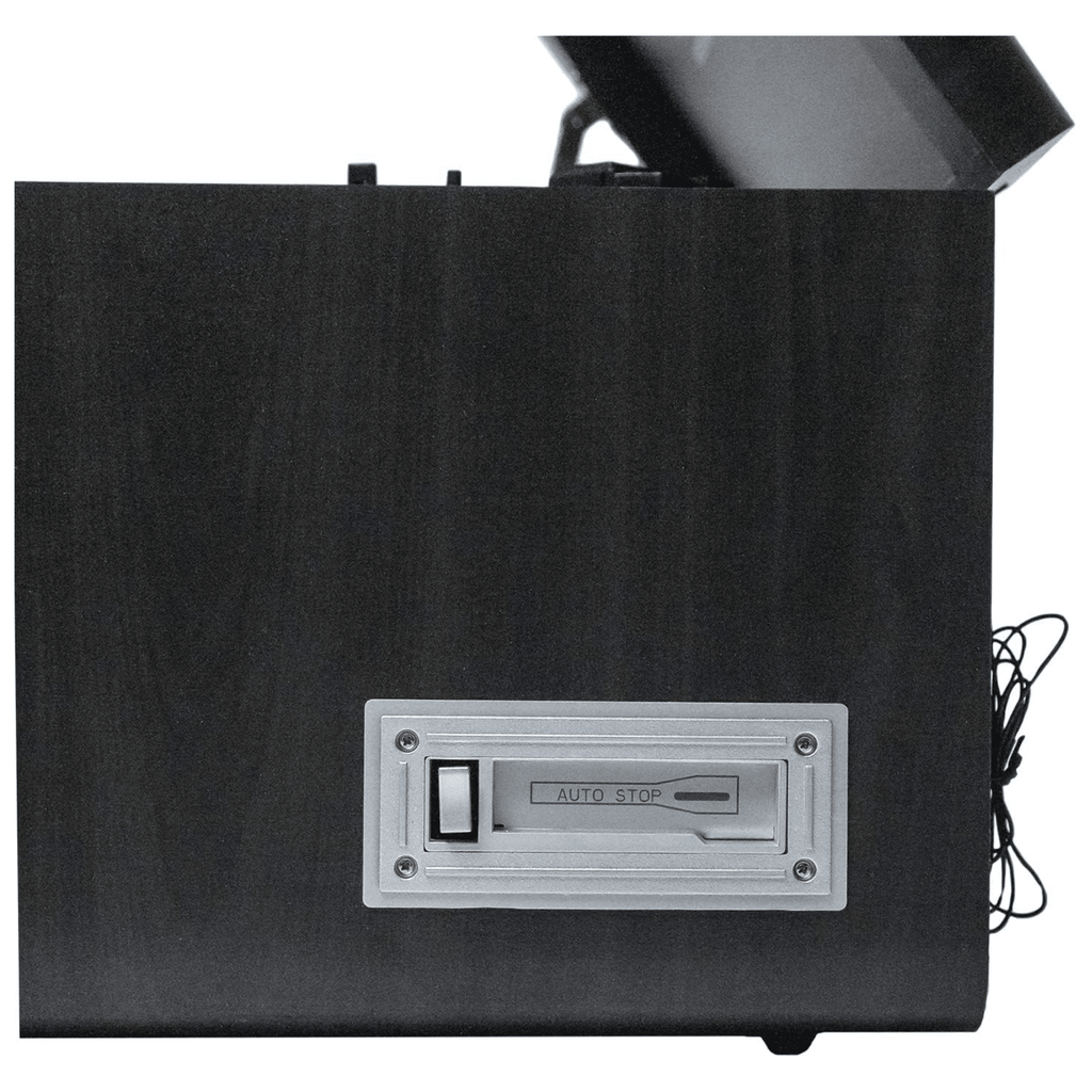 Monument 8-in-1 Wood Music Center with 3-Speed Turntable and Dual Bluetooth