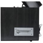 Monument 8-in-1 Wood Music Center with 3-Speed Turntable and Dual Bluetooth