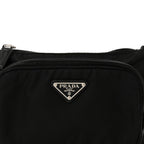 Re-Nylon Saffiano Belt Bag Black