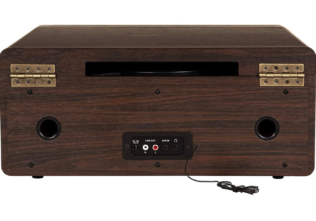 Crosley Rhapsody 3-speed Turntable With Bluetooth, Am/fm Radio, Cd Player, And Aux-in