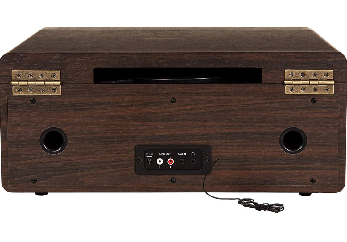 Crosley Rhapsody 3-speed Turntable With Bluetooth, Am/fm Radio, Cd Player, And Aux-in