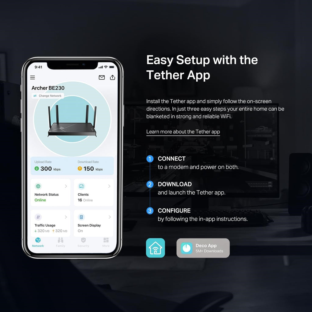TP-Link Archer BE230 Wi-Fi 7 IEEE