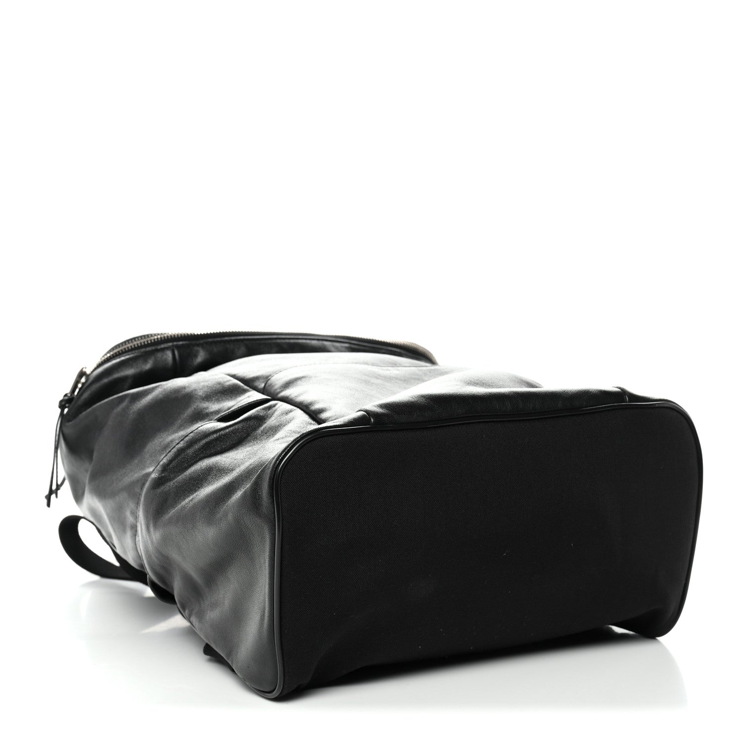 Canvas Calfskin Sid Backpack Black