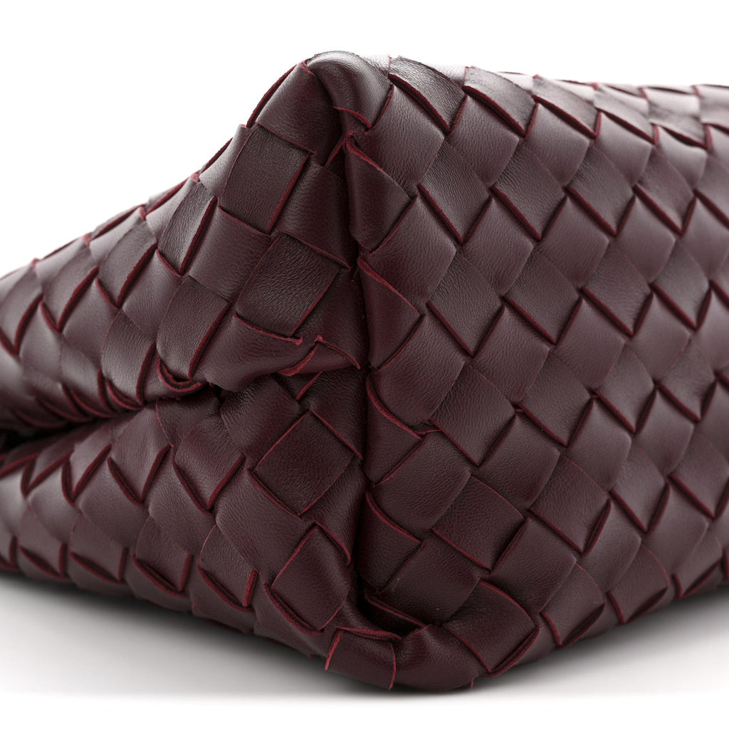 Nappa Intrecciato Small Andiamo Shoulder Bag Barolo