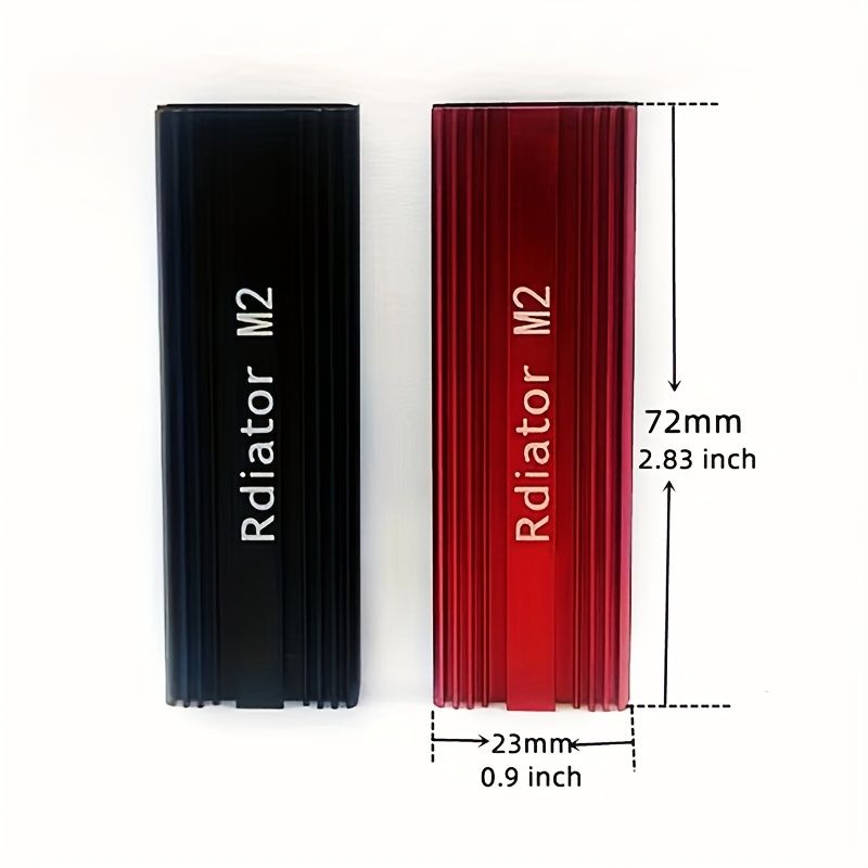 M.2 SSD NVMe 2280 Heat Sink Aluminum With Thermal Pad