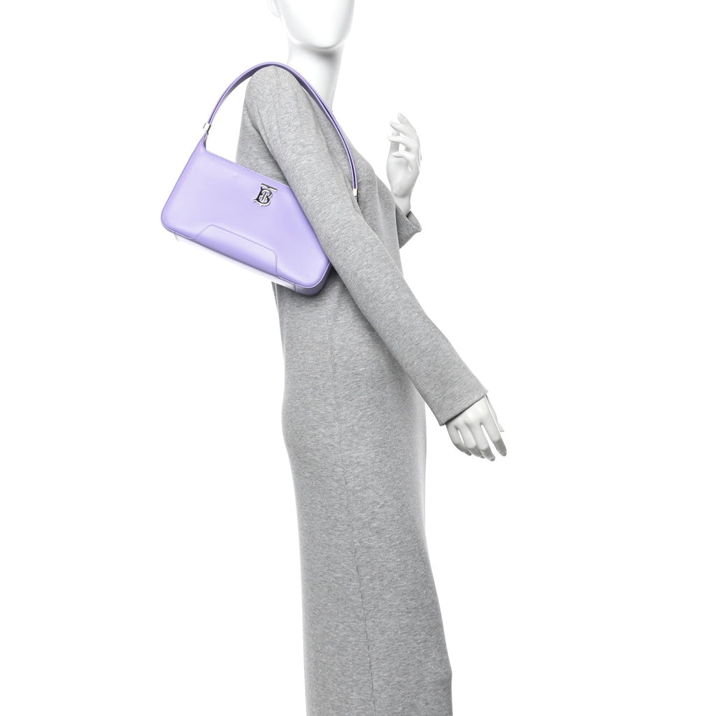 Smooth Calfskin TB Shoulder Bag Soft Violet