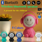 Portable Wireless Bluetooth Speaker Bluetooth Speakers Mini Led Wireless Loudspeaker Player USB Radio Fm Mp3 Colum For Children