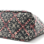 Coated Canvas Coco Small Tote Black