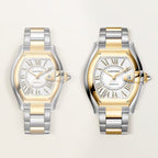 Roadster Large Model | 39mm, Two-Tone Stainless Steel & 18K Yellow Gold, White Dial
