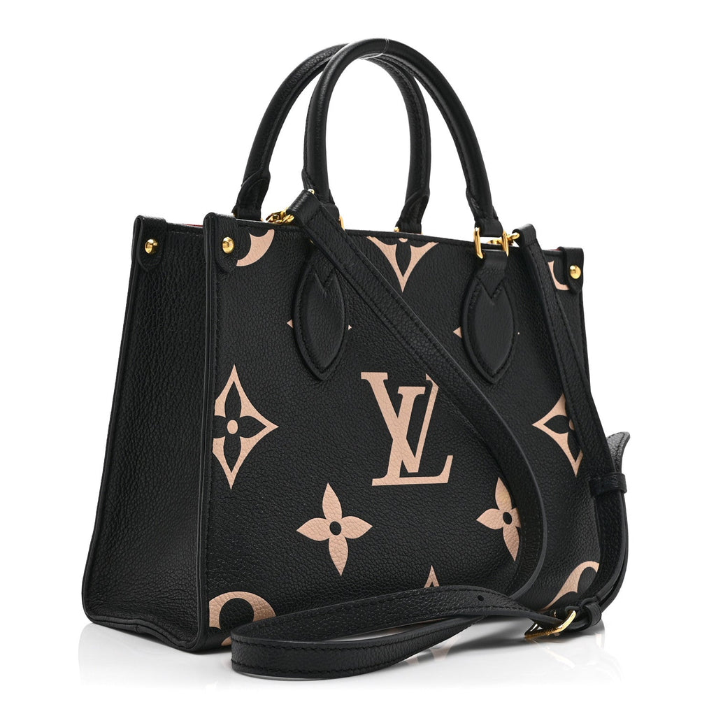 Empreinte Monogram Giant Onthego PM Black Beige