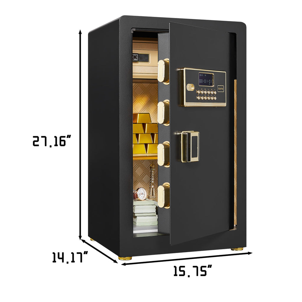 Streamdale Security Electronic Steel Home Safe with Digital Lock and Smart Alert System