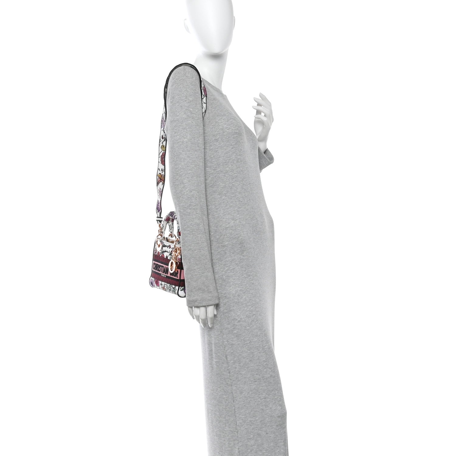 Canvas Florilegio Embroidered Mini Lady D-Lite White Multicolor