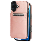 Entronix Case Compatible with iPhone 17 - [6 Slot Card Holder] Slim Leather Wallet