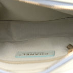 Goatskin Quilted Waist Bag Green Blue Pink