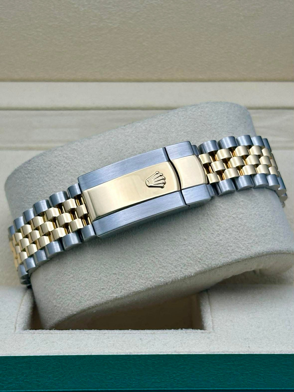 Rolex Steel and Yellow Gold Rolesor Datejust 41  - Slate Green Roman Dial - Jubilee Bracelet - 126333 slgrj