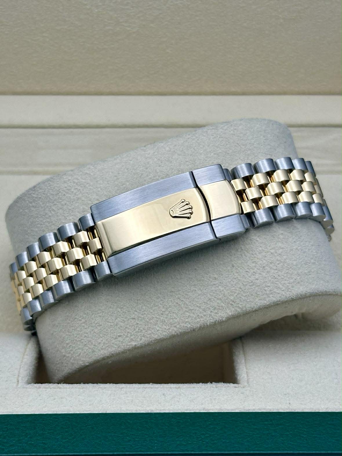 Rolex Steel and Yellow Gold Rolesor Datejust 41  - Slate Green Roman Dial - Jubilee Bracelet - 126333 slgrj