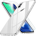 Entronix Bundle Compatible with iPhone XS Max - [Hard] Clear Case & 2 Clear Screen Protectors