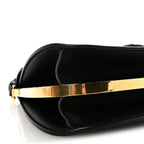 Box Calfskin Medium Bobby Frame Flap Black