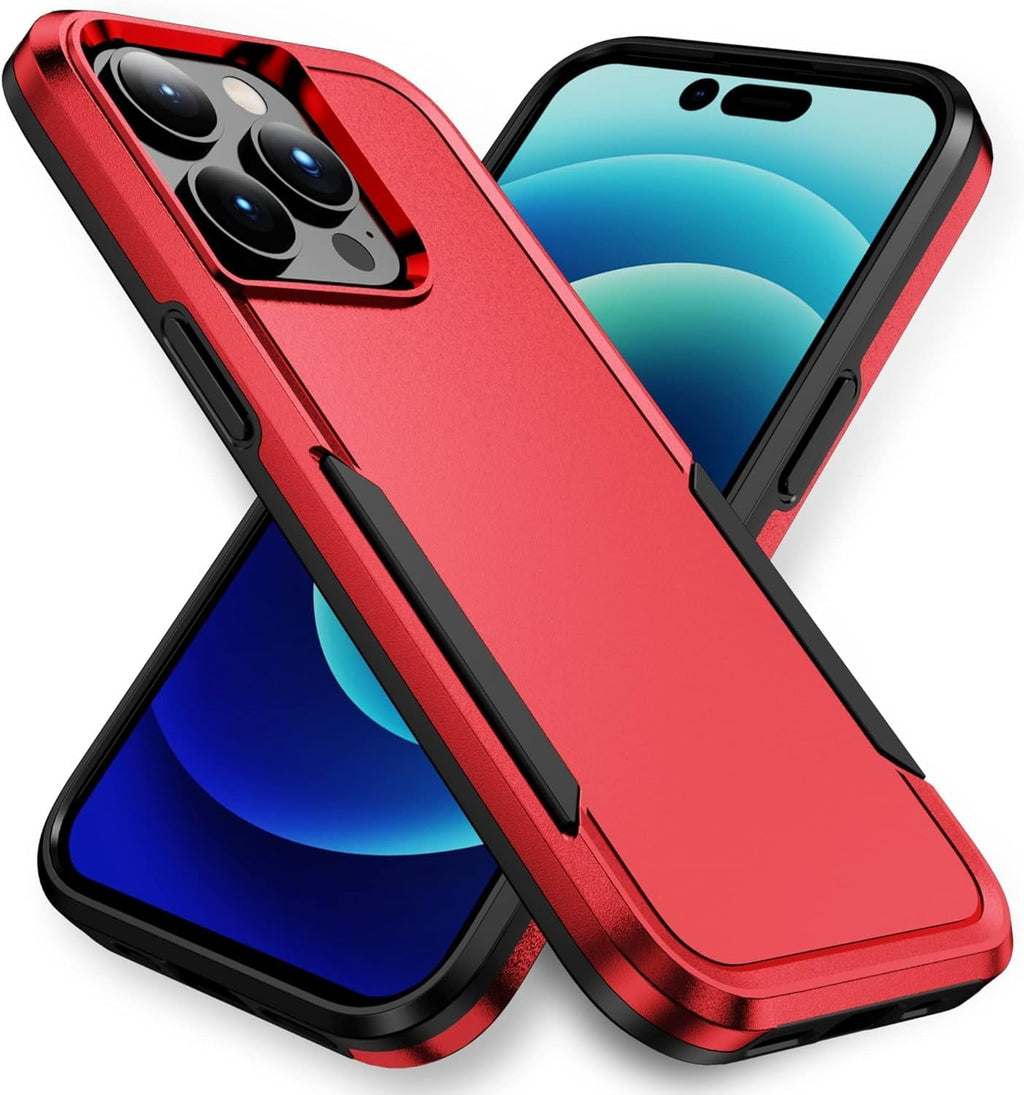 Entronix Case Compatible with iPhone 14 Pro - Soft-Touch Dual-Layer Sleek Cover