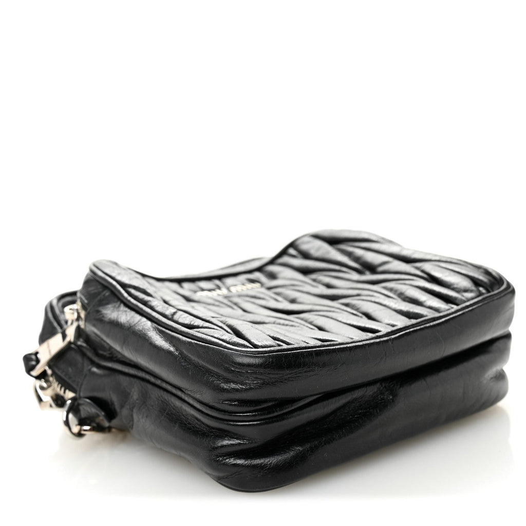 Nappa Matelasse Crossbody Black