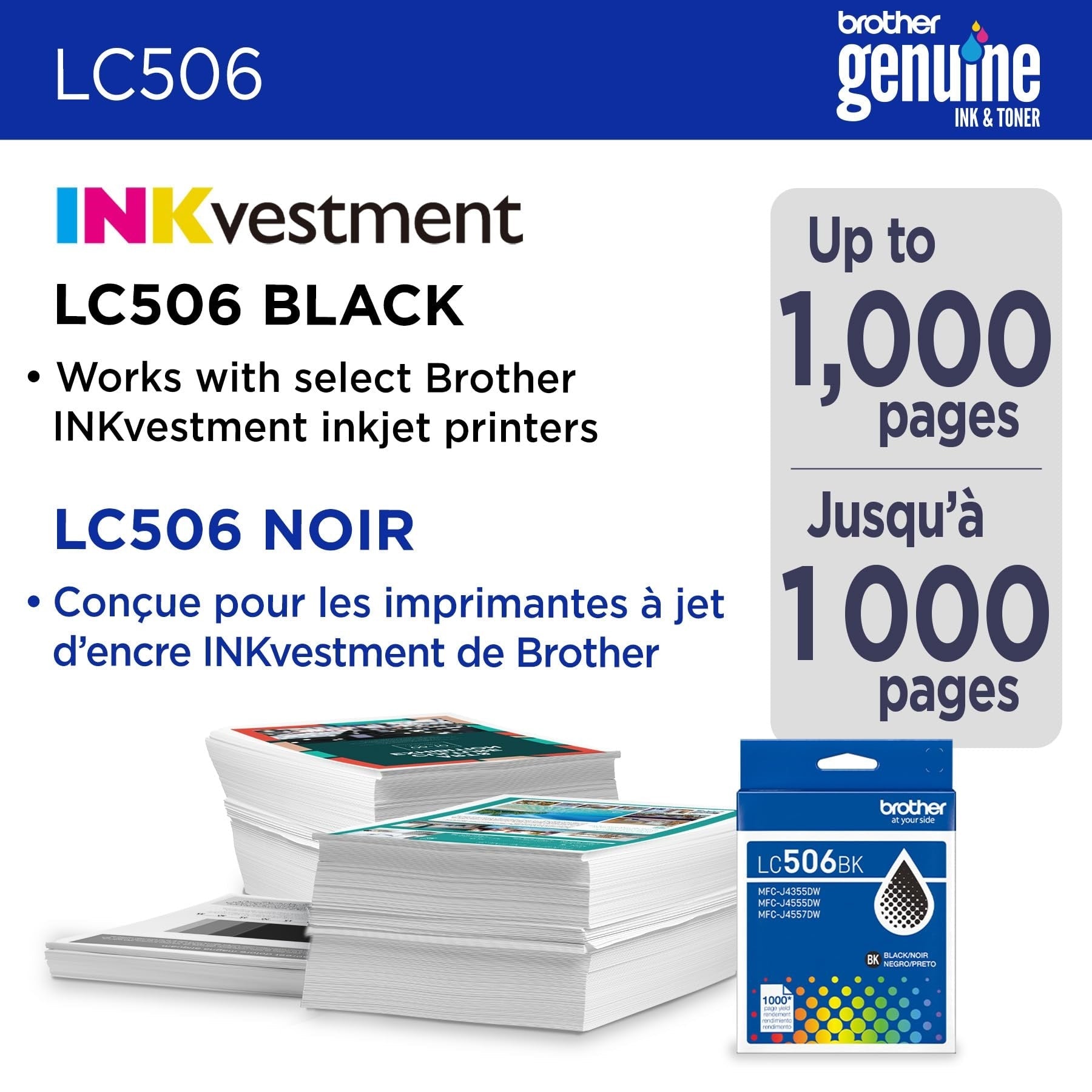 Genuine LC506BK Standard Yield