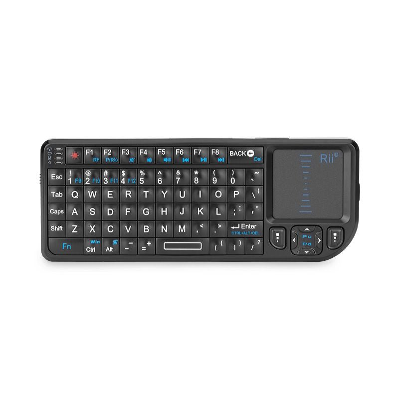 Mini Wireless Keyboard with Backlight Laser Pointer Multimedia For TV, Computer