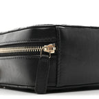 Lambskin Quilted CC Pearl Crush Camera Case Black