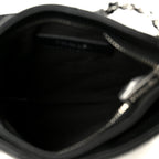 Lambskin Quilted Uniform Crossbody Bag Black