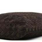 Suede Intrecciato Small Hop Fondant