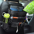 Car Front Seat Organizer | US Quality, Multi-Compartment Storage for Tablets, Laptops, Water Bottles, Fashion Glasses - Fit for All Vehicles,