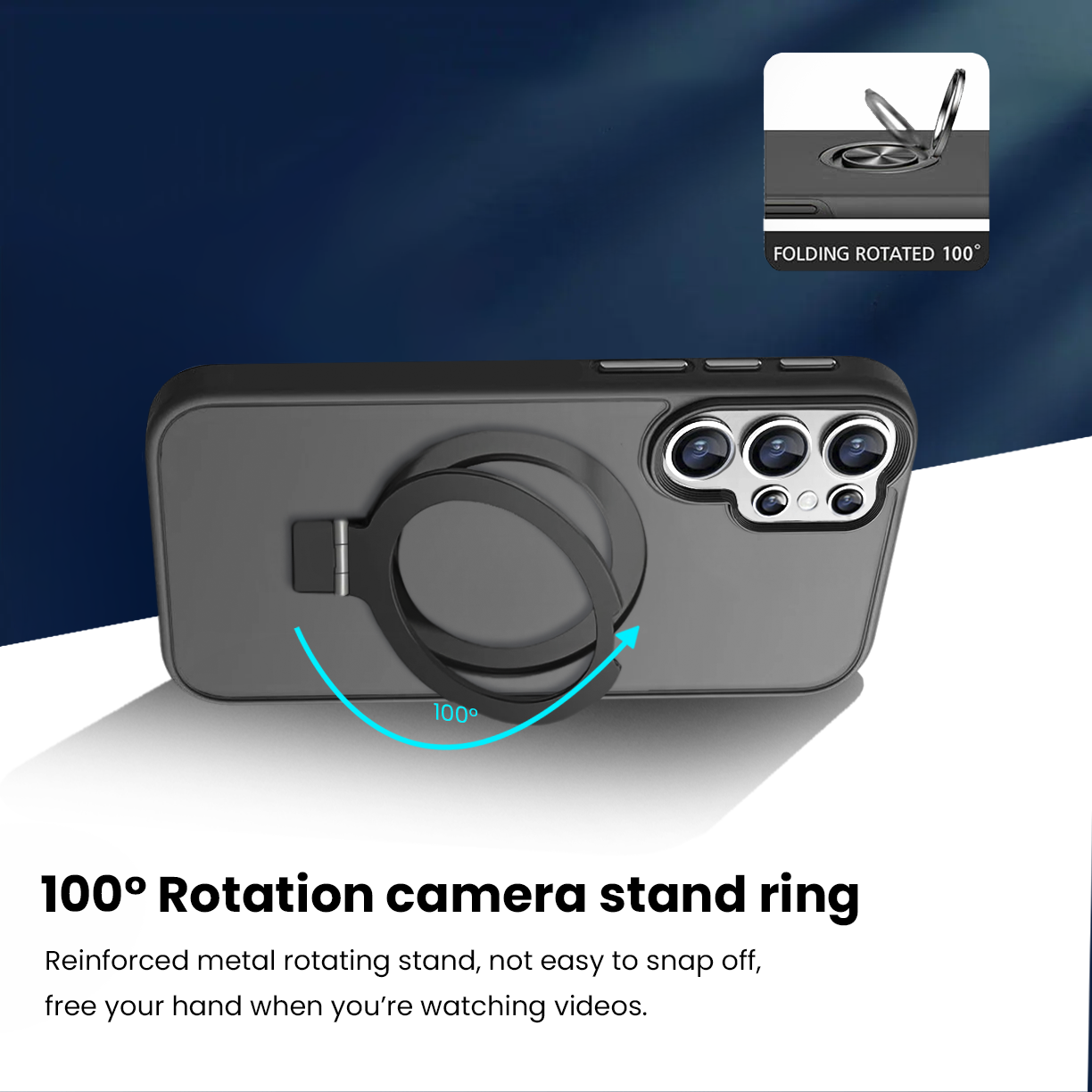 [DIS] Entronix [Magnetic] Case Compatible with Galaxy S26 Ultra - Translucent Frosted Matte Gripstand