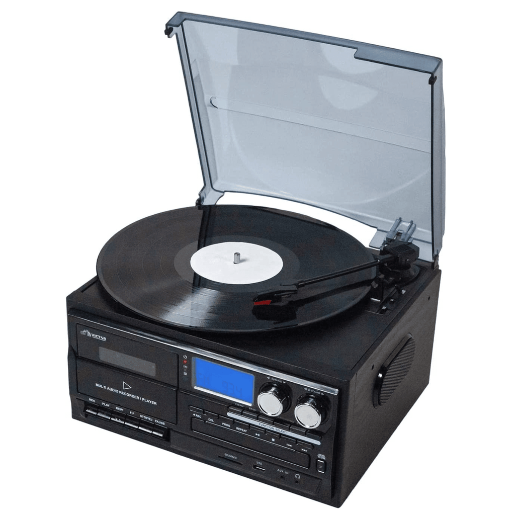 8-in-1 Turntable Music Center