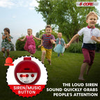 5Core Megaphone 15W Bull Horn Kids PA Speaker w 400 Yards Range Siren Lightweight Loud Mini Megafono