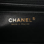 Caviar Quilted Mini Rectangular Flap Black