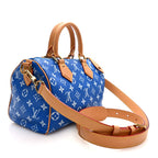 Calfskin Monogram Speedy P9 Bandouliere 25 Blue