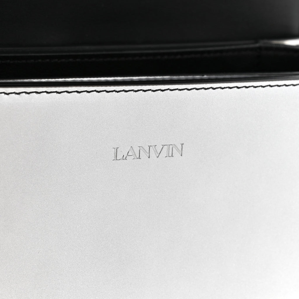 Metallic Calfskin Concerto Bag SIlver